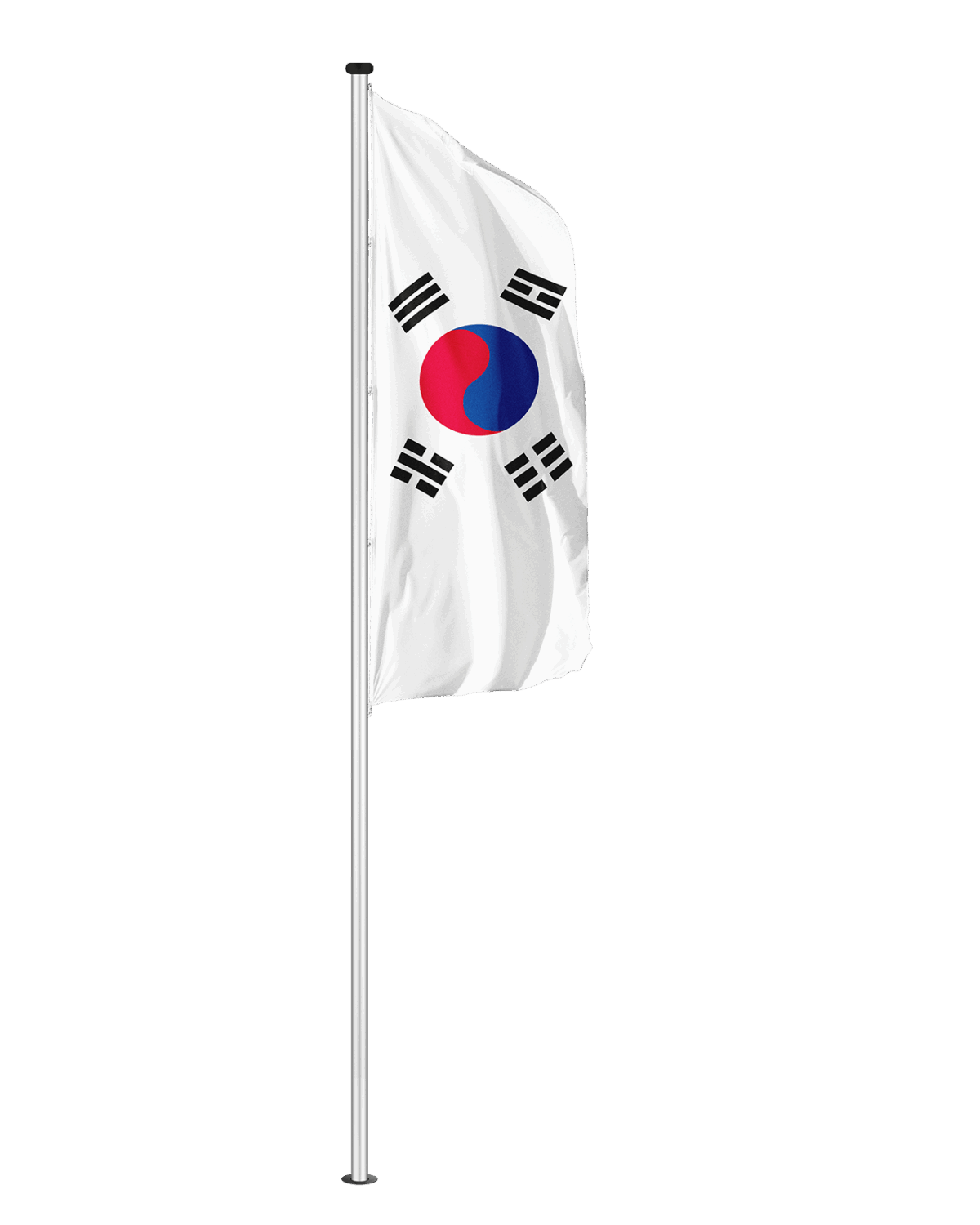 Korea Süd Hochformatfahne