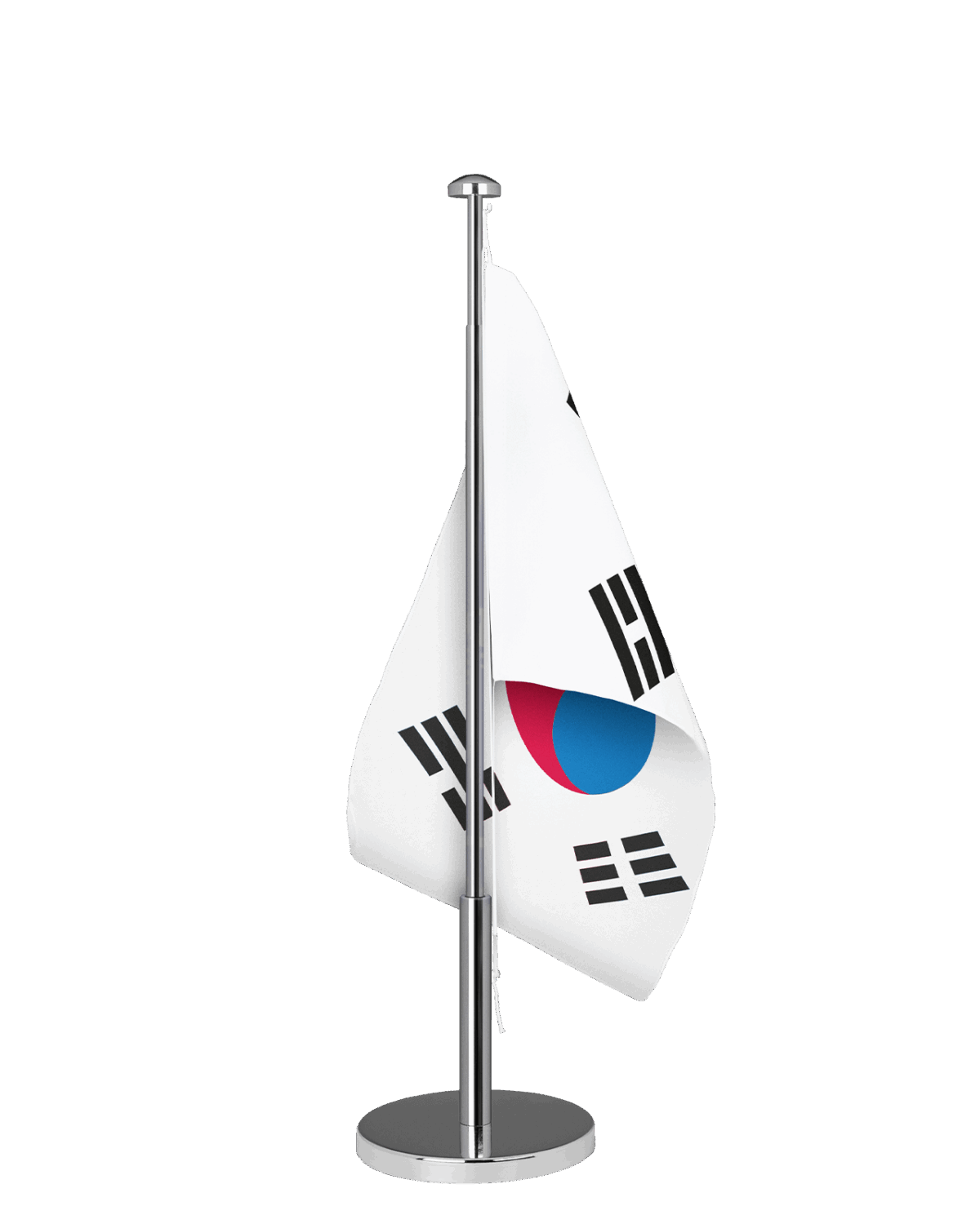 Korea Süd Tischfahne