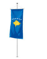 Kosovo Bannerfahne