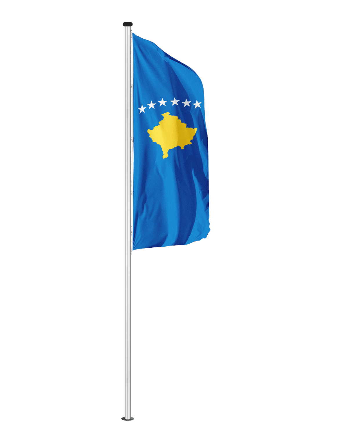 Kosovo Hochformatfahne