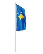 Kosovo Hochformatfahne