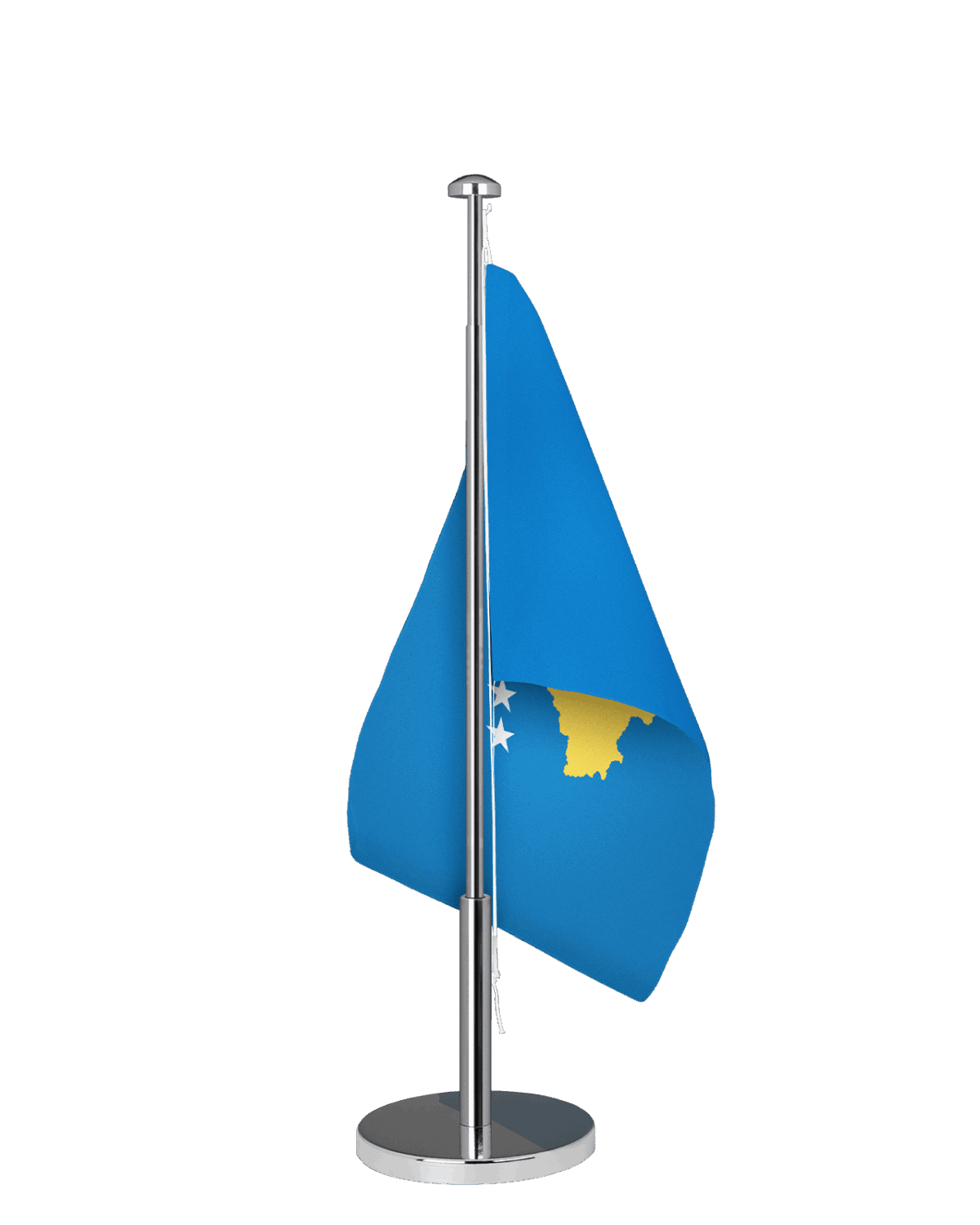 Kosovo Tischfahne