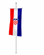 Kroatien Bannerfahne