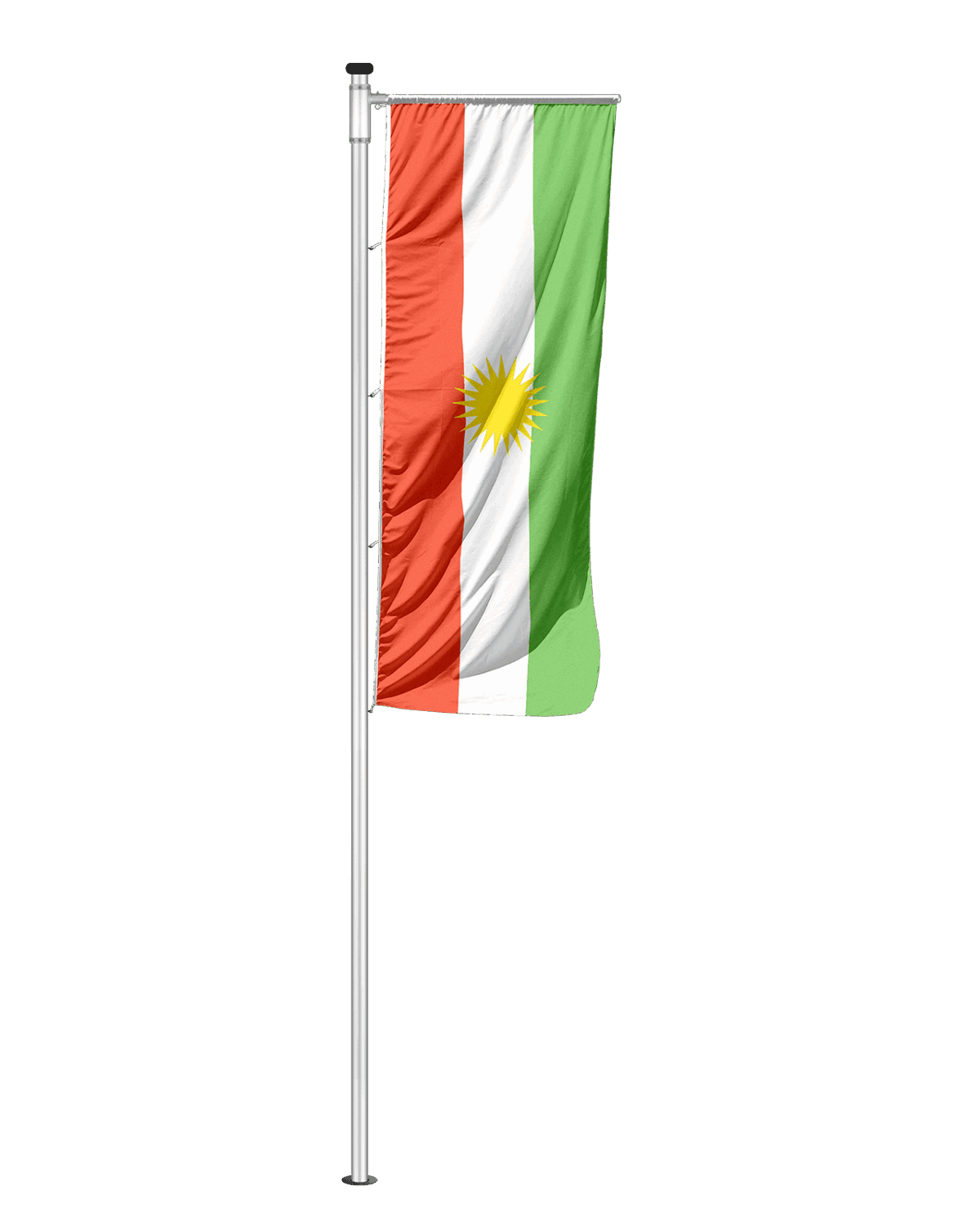 Kurdistan Auslegerfahne