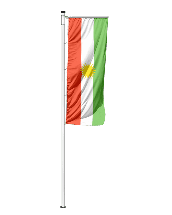 Kurdistan Auslegerfahne