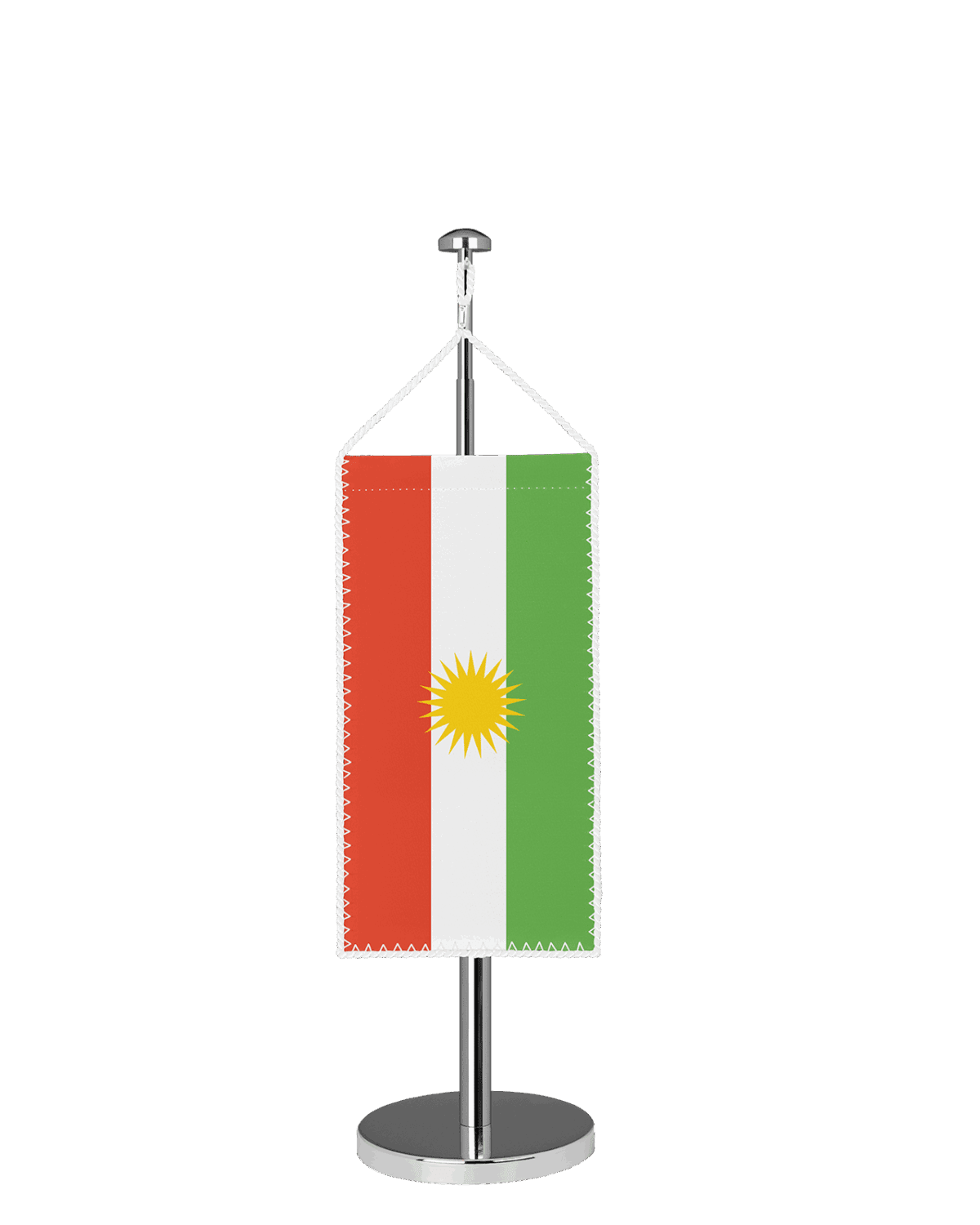 Kurdistan Tischbannerfahne