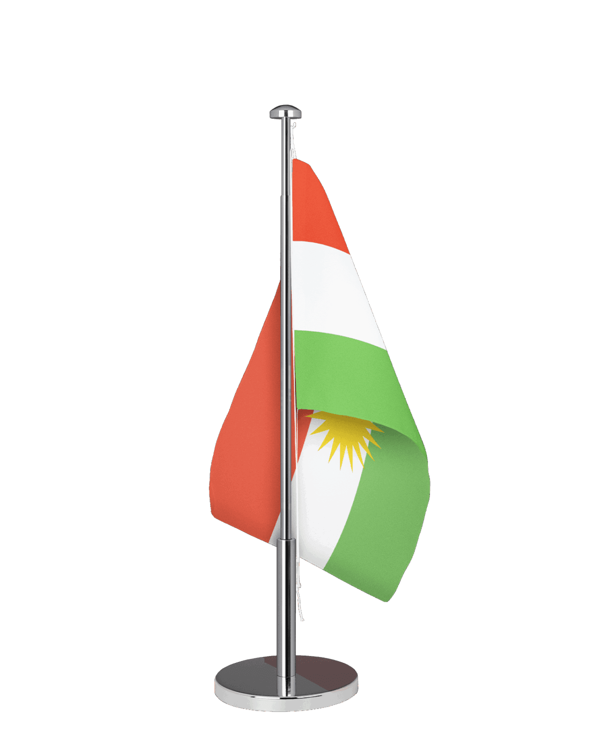 Kurdistan Tischfahne