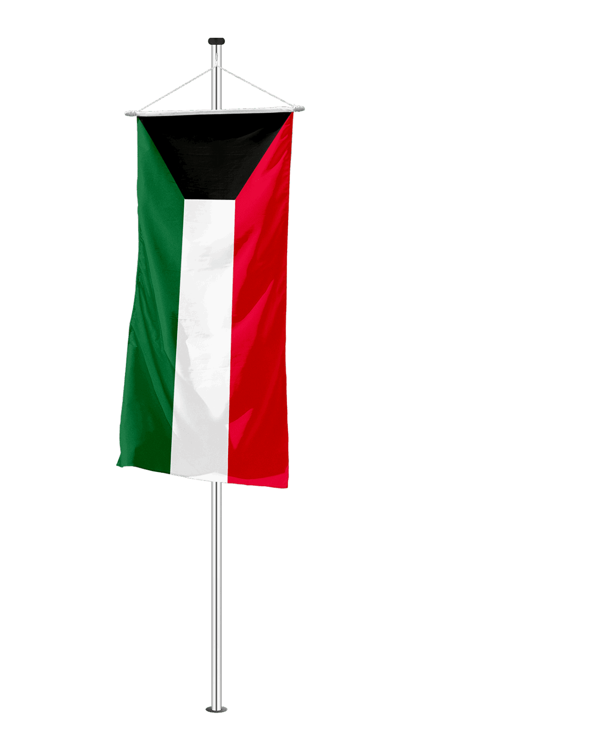 Kuwait Hochformatfahne