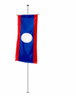Laos Bannerfahne