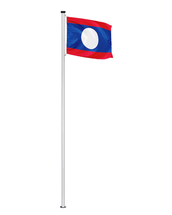 Laos Hissfahne