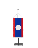 Laos Tischbannerfahne