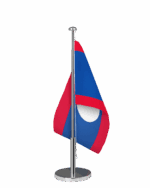 Laos Tischfahne