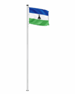 Lesotho Hissfahne
