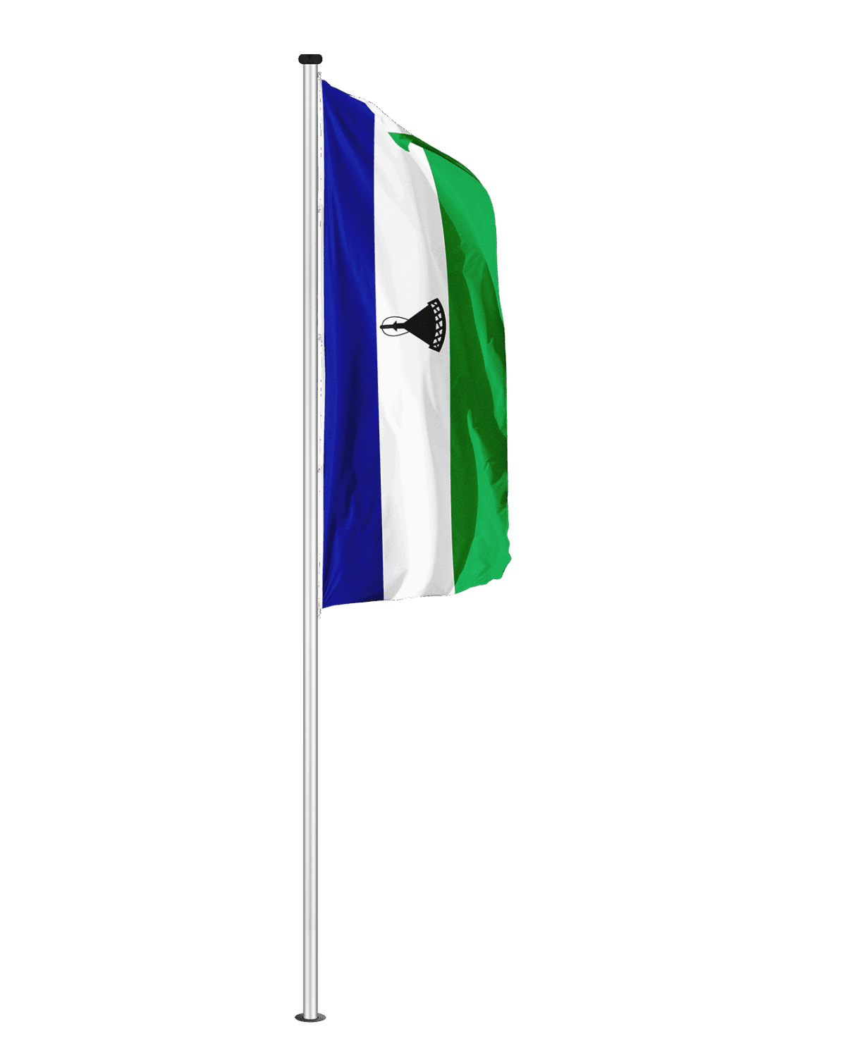 Lesotho Hochformatfahne