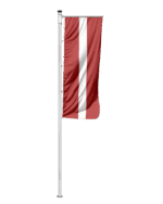 Lettland Auslegerfahne