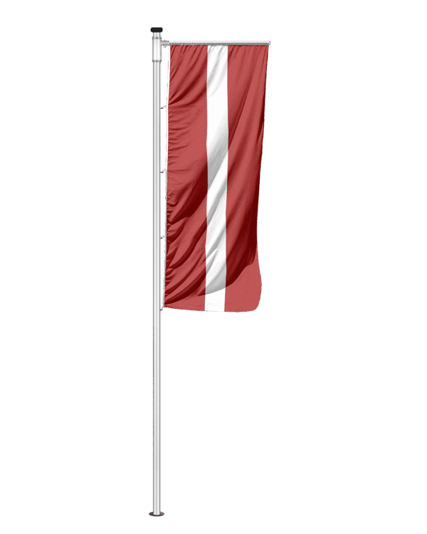 Lettland Auslegerfahne