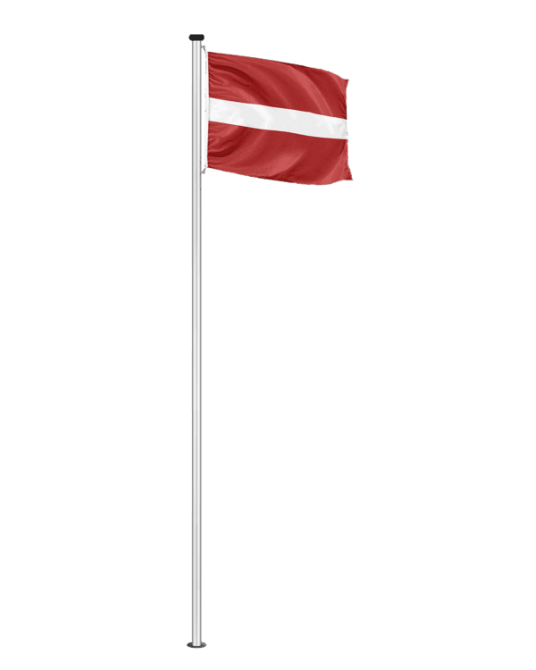 Lettland Hissfahne