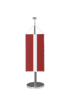 Lettland Tischbannerfahne