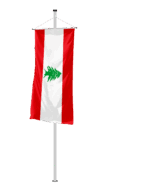 Libanon Bannerfahne