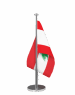 Libanon Tischfahne
