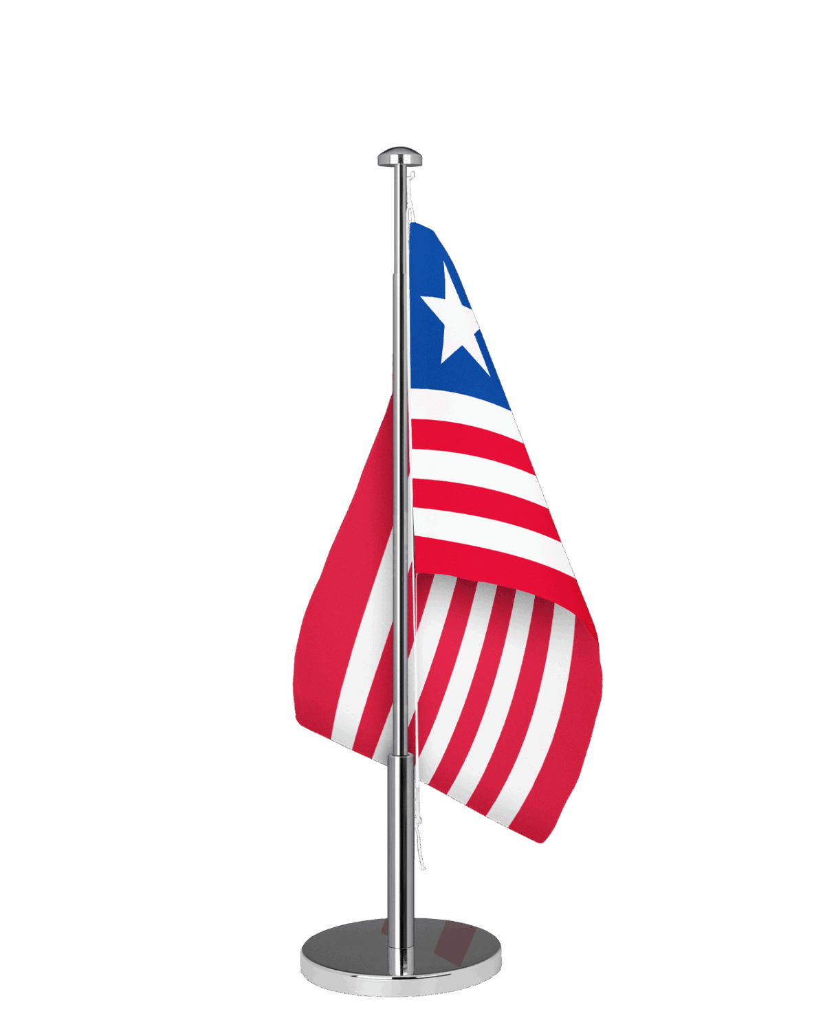 Liberia Tischfahne