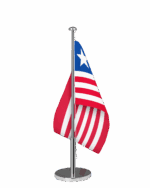 Liberia Tischfahne