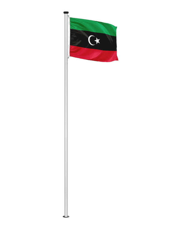 Libyen Hissfahne