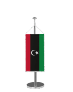 Libyen Tischbannerfahne
