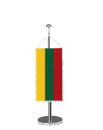 Litauen Tischbannerfahne