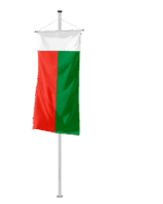 Madagaskar Bannerfahne