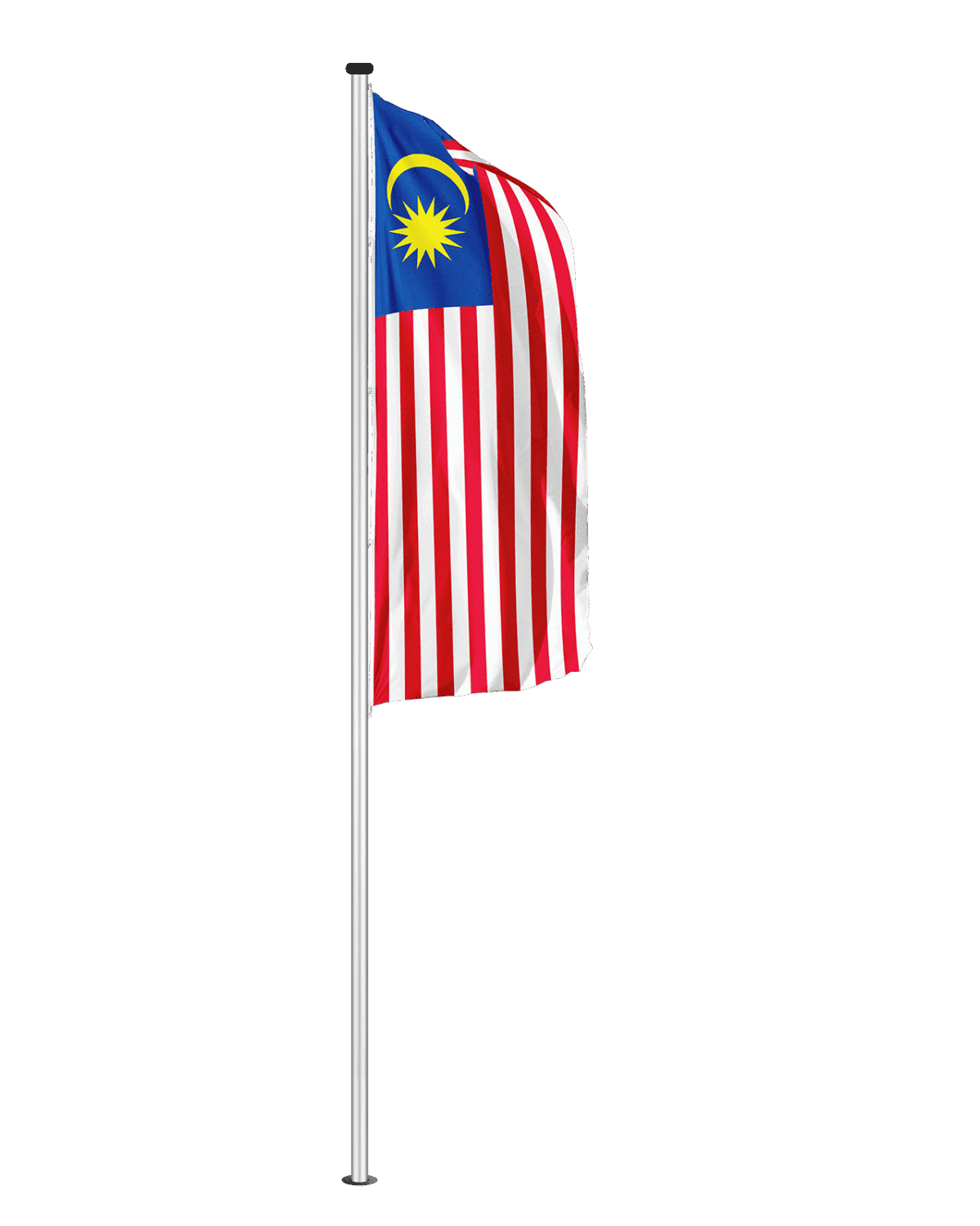 Malaysia Hochformatfahne