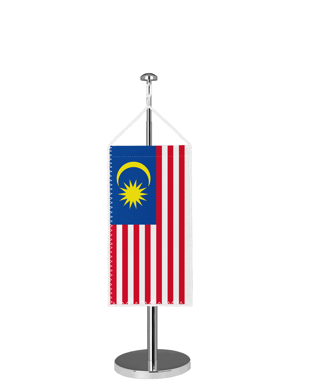 Malaysia Tischbannerfahne
