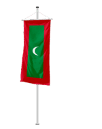 Malediven Bannerfahne
