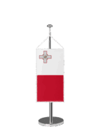 Malta Tischbannerfahne