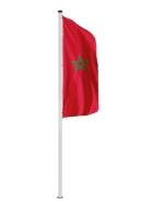 Marokko Hochformatfahne
