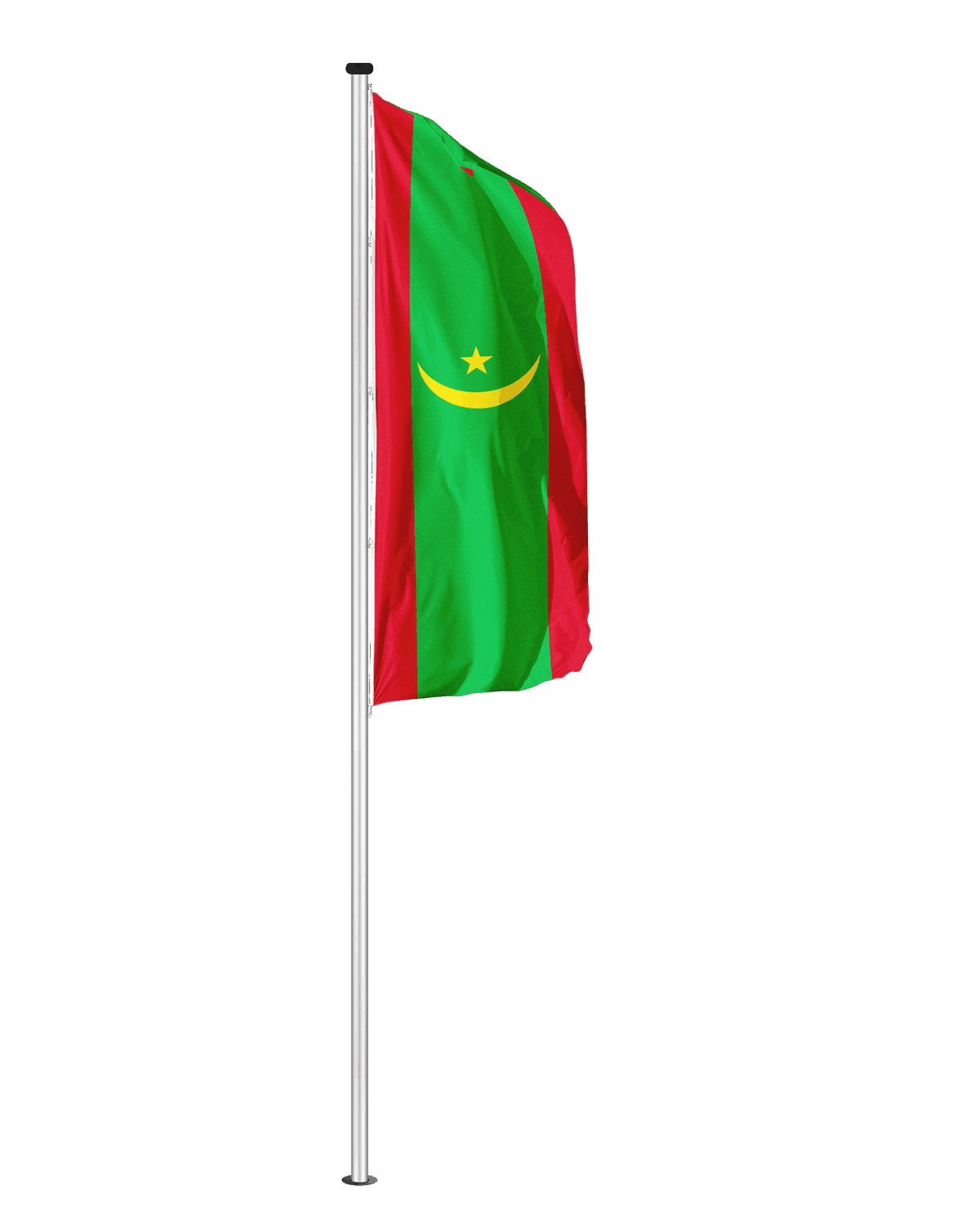 Mauretanien Hochformatfahne