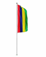 Mauritius Hochformatfahne