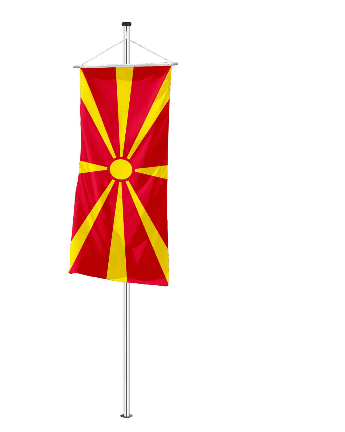 Mazedonien Bannerfahne