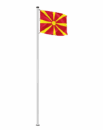 Mazedonien Hissfahne