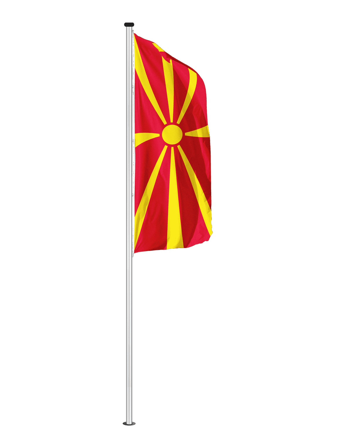 Mazedonien Hochformatfahne