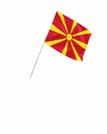 Mazedonien Kleinflagge