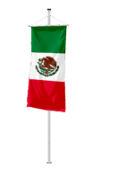 Mexiko Bannerfahne