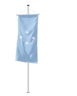 Mikronesien Bannerfahne