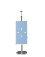 Mikronesien Tischbannerfahne