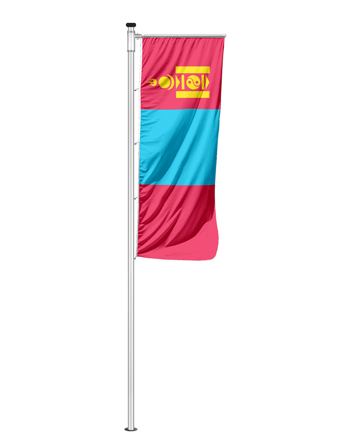 Mongolei Auslegerfahne