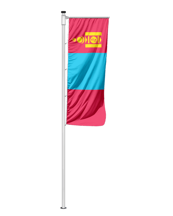 Mongolei Auslegerfahne