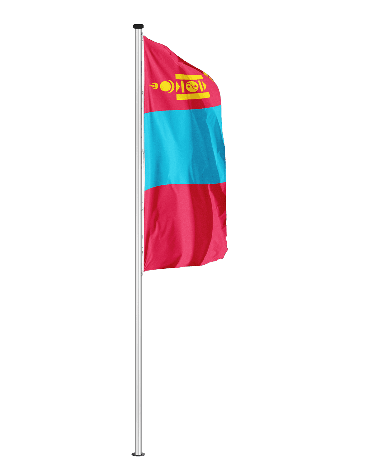 Mongolei Hochformatfahne