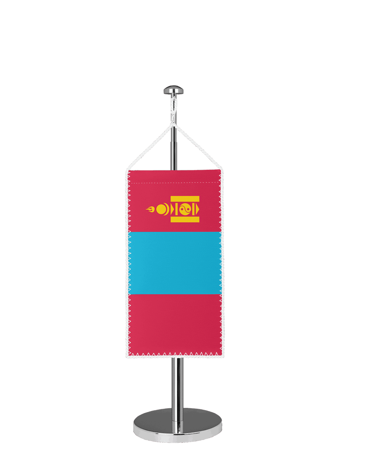 Mongolei Tischbannerfahne