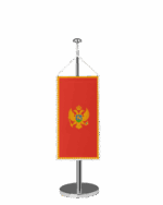Montenegro Tischbannerfahne