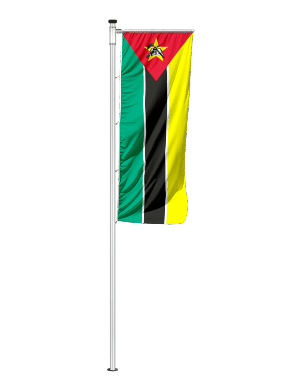 Mozambik Auslegerfahne